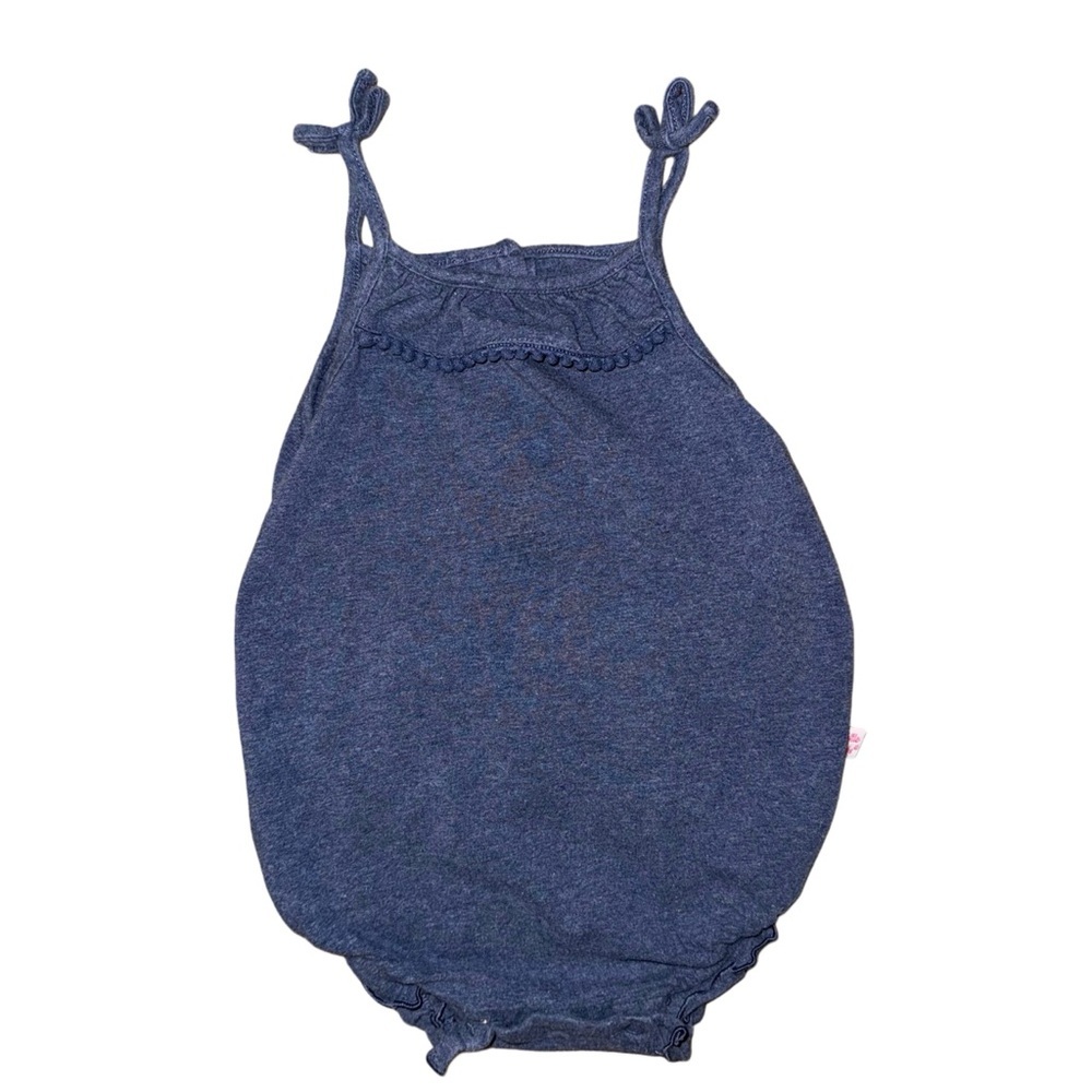 Bundle Of Two Baby Girl Blue Rompers By H&M And Ruffle Butts Size 12-18M - Picture 8 of 12